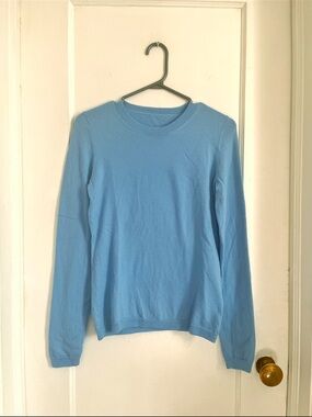 Banana Republic Sky Blue Merino Blue Sweater